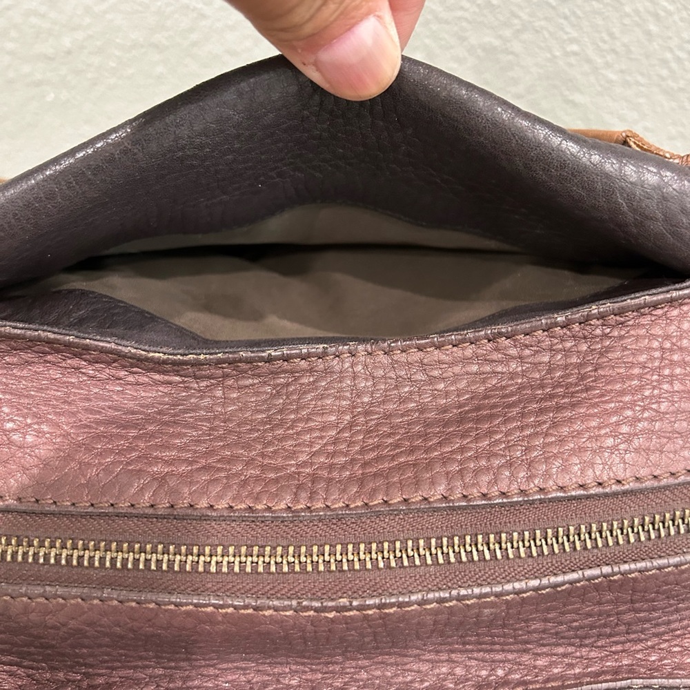 Vintage Authentic Cole Hann Leather Satchel Handbag - Picture 6 of 10